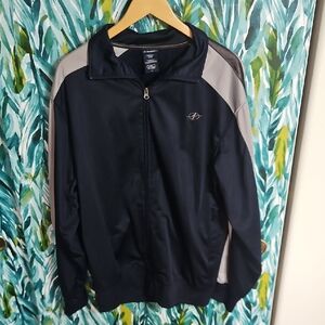 NordicTrack Men's Blue and Gray Full Zip Jacket